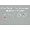 925 Silver Round jump ring(Extra small) 10pcs/pkt