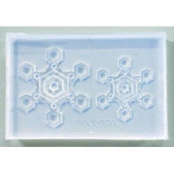 Art Clay Exclusive Clear Silicone Mold Snow Flake - Stellar Plates