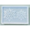 Art Clay Exclusive Clear Silicone Mold Snow Flake - 12-sided Snowflakes