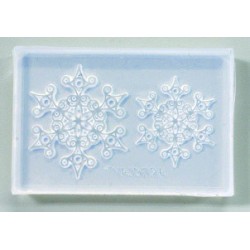 Art Clay Exclusive Clear Silicone Mold Snow Flake - Fernlike Stellar Dendrites