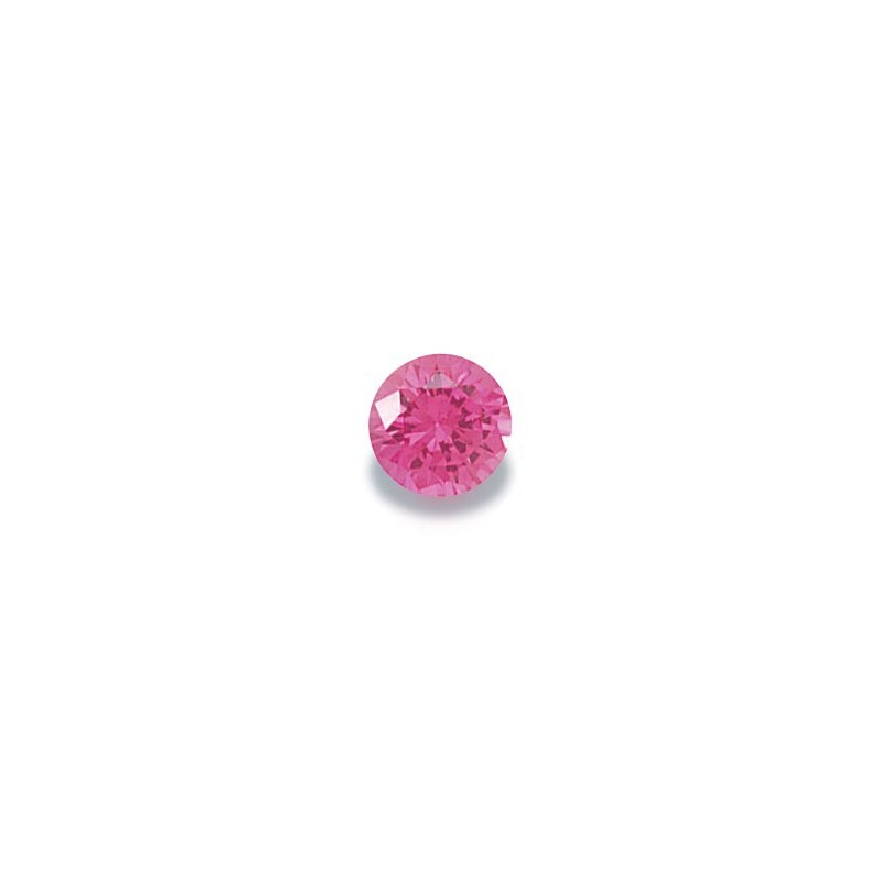 Syn. Pink Sapphire (2mm Round) / 5pcs