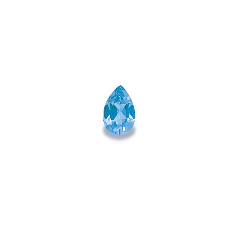 Syn. Cultured Aquamarine (6x4mm Pear) / 5pcs