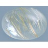 Natural Stone/Rutile/Oval/8X6mm/1pc: 4.5mm high