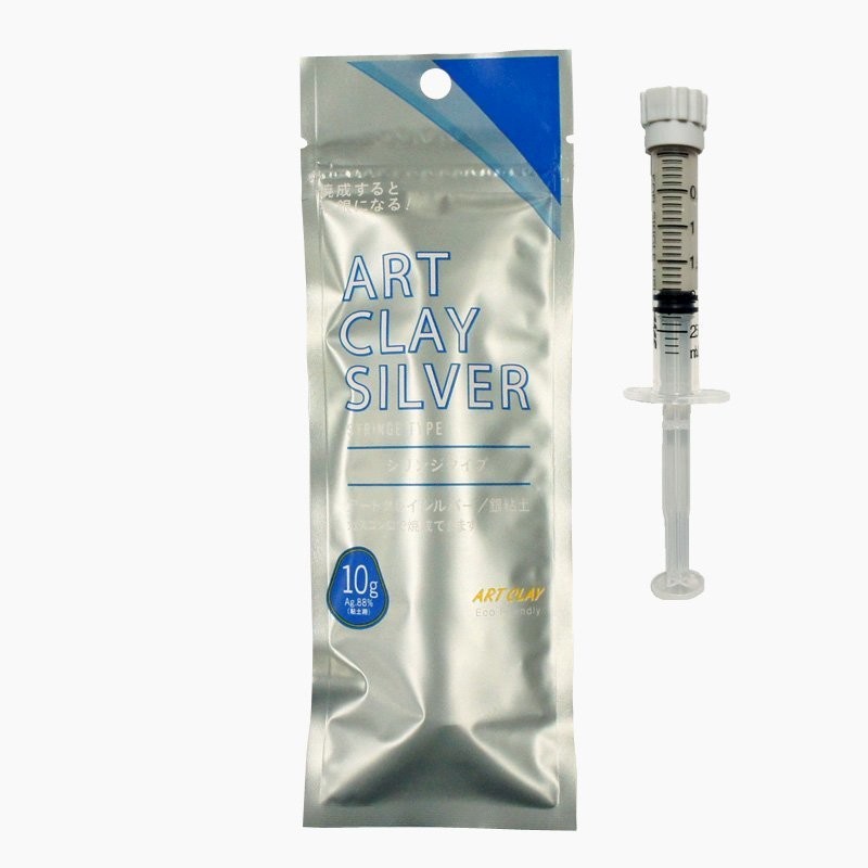 Art Clay Silver 650 Syringe / 10g, No Tips