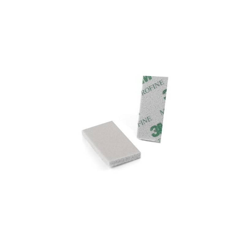 Sponge sanding pad, Micro Fine (Green) - One Eighth Size